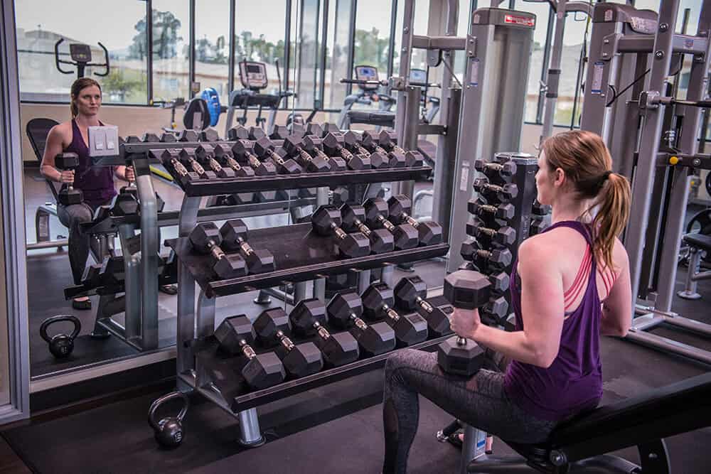 Sonoran | women with weights in fitness center